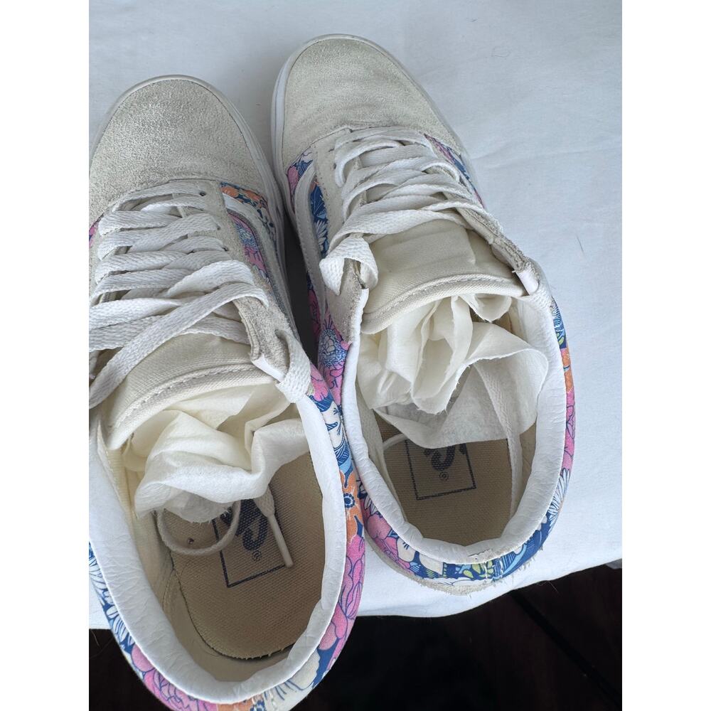 Vans Old Skool Retro Floral Sneakers womens size 8.5 - Picture 6 of 7